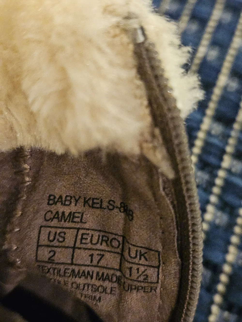 Michael Kors Baby Tan Quilted Faux-Fur Booties